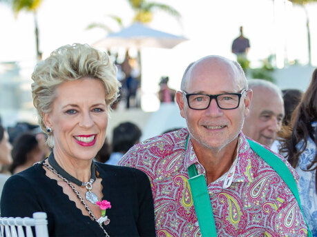 Stephanie Noll & Charles Gubbins at SO/Sotogrande Hotel Opening