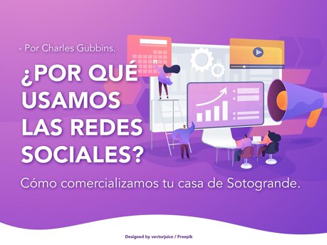Por que usamos las redes sociales - Noll Sootgorande Inmobiliaria - Disenado por Freepik