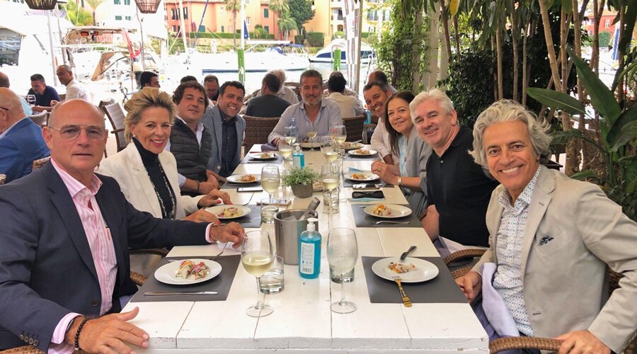 Don Diego restaurant at the Sotogrande Marina: Charles Gubbins, Stephanie Noll, Benjumea Architects, MDCI project Managers, R.Solis, the different trades, the interior designers, the landscape gardeners, the lawyers Hassans, the financial advisers (Fluent Finance Abroad), and the real estate agents (Noll Sotogrande).