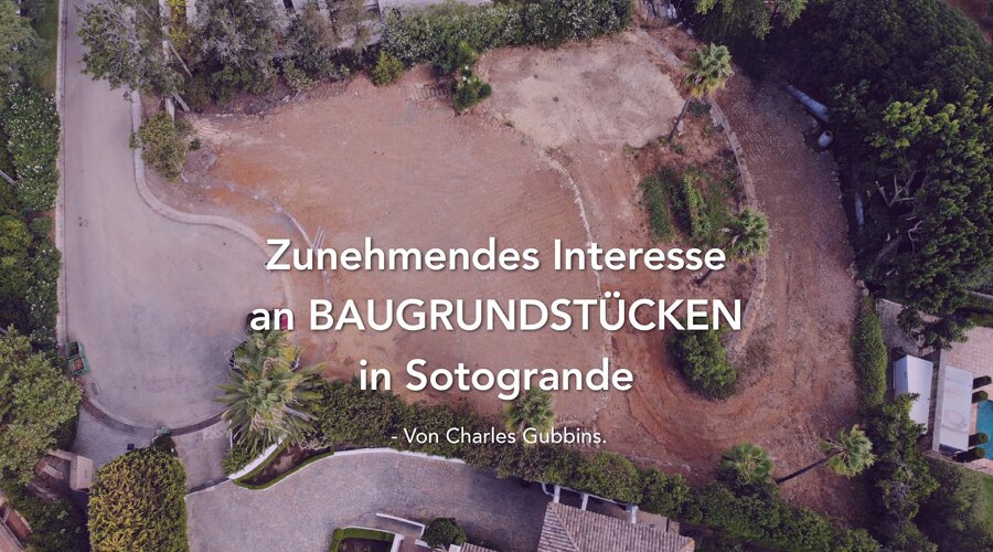 Zunehmendes Interesse %0Dan BAUGRUNDSTÜCKEN in Sotogrande