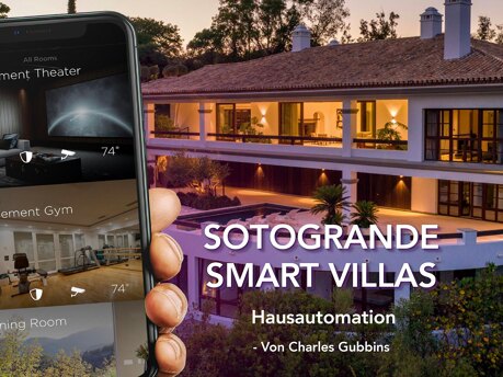Sotogrande Hausautomation- Von Charles Gubbins Mockup Designed by mockup.store - Freepik