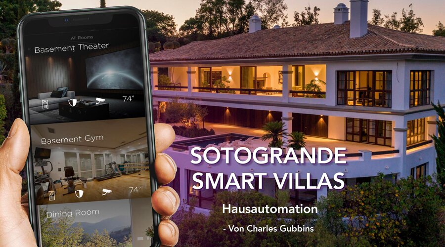 Sotogrande Hausautomation- Von Charles Gubbins Mockup Designed by mockup.store - Freepik