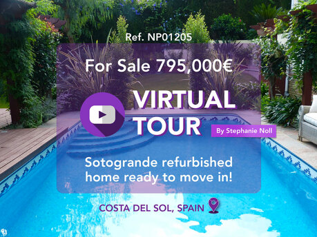 Virtual Tour - Stephanie shows this lovely family home in Sotogrande!