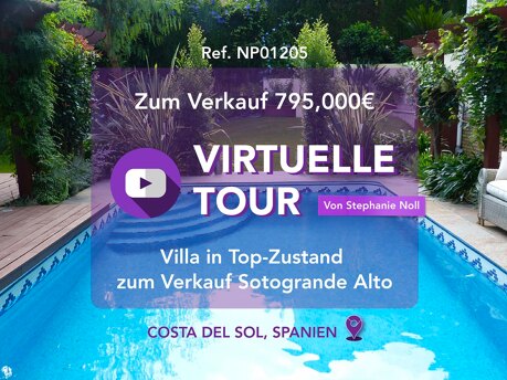 Virtuelle Tour - Stephanie zeigt ein erschwingliches Familienhaus in Sotogrande!