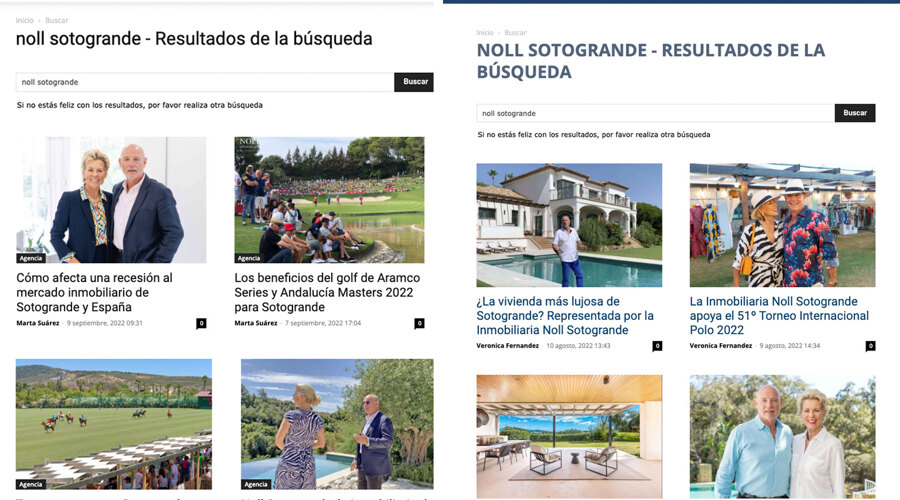 Noll Sotogrande featured in Spanish Press 2022