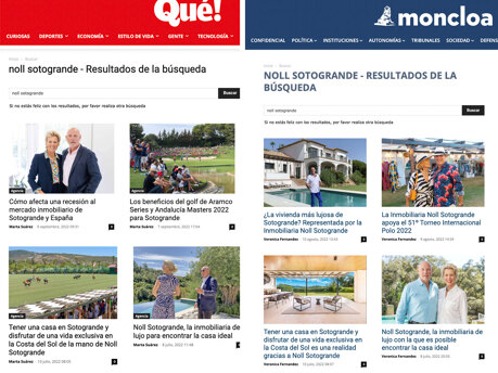 Noll Sotogrande featured in Spanish Press 2022