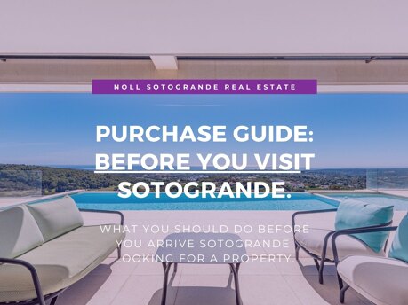 01: What you should do BEFORE you visit Sotogrande to look for a property