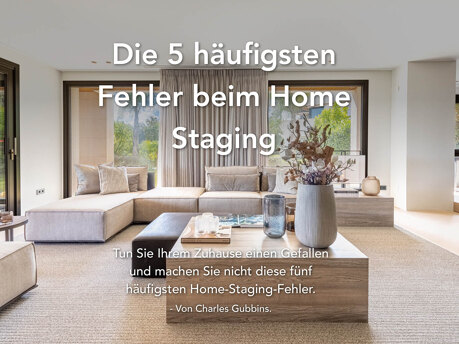 Die 5 häufigsten Fehler beim Home Staging Sotogrande