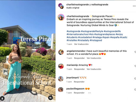 Teresa Pino and Jak Kearney - Sotogrande International Teresa Pino and Jak Kearney - Sotogrande International School by Noll Sotogrande Real Estate by Noll Sotogrande Real Estate