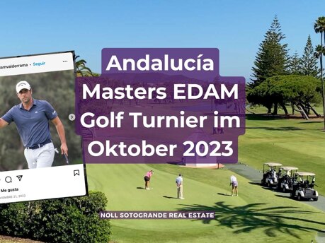 Andalucía Masters EDAM Golf Turnier im Oktober 2023