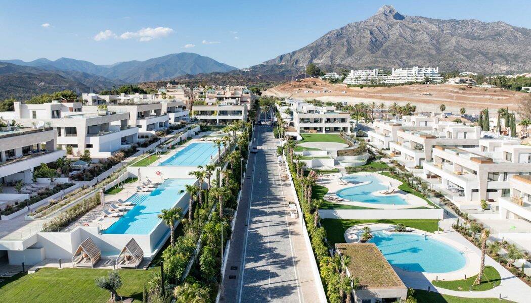 EPIC Marbella new development aerial view