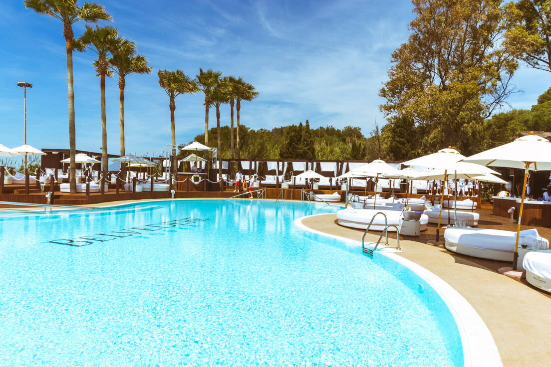 Opium beach club in Marbella