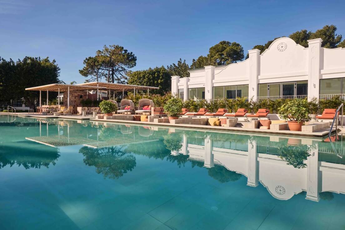 Outdoor swimming pool in Kimpton Hotel in Los Monteros Marbella