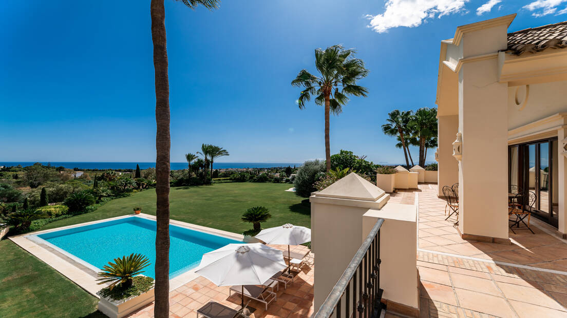 Seaviews in Marbella Hill Club
