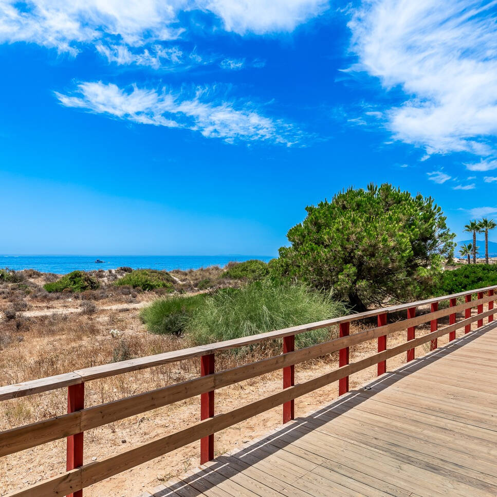 Bahia de Marbella promenade at the beach