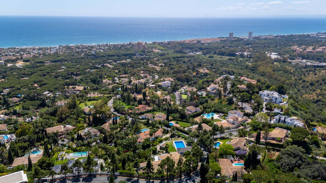 Marbella aerial view