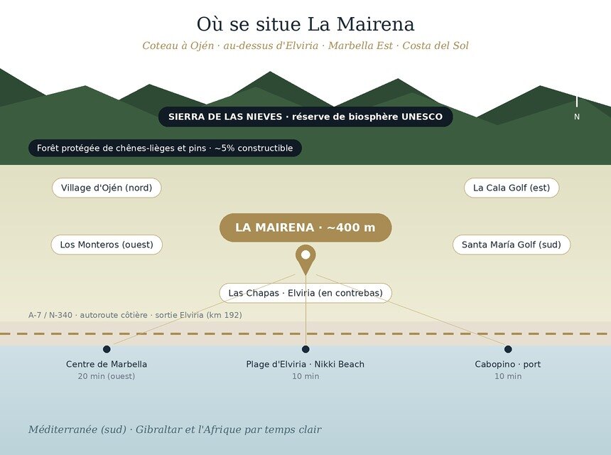 la mairena carte de localisation