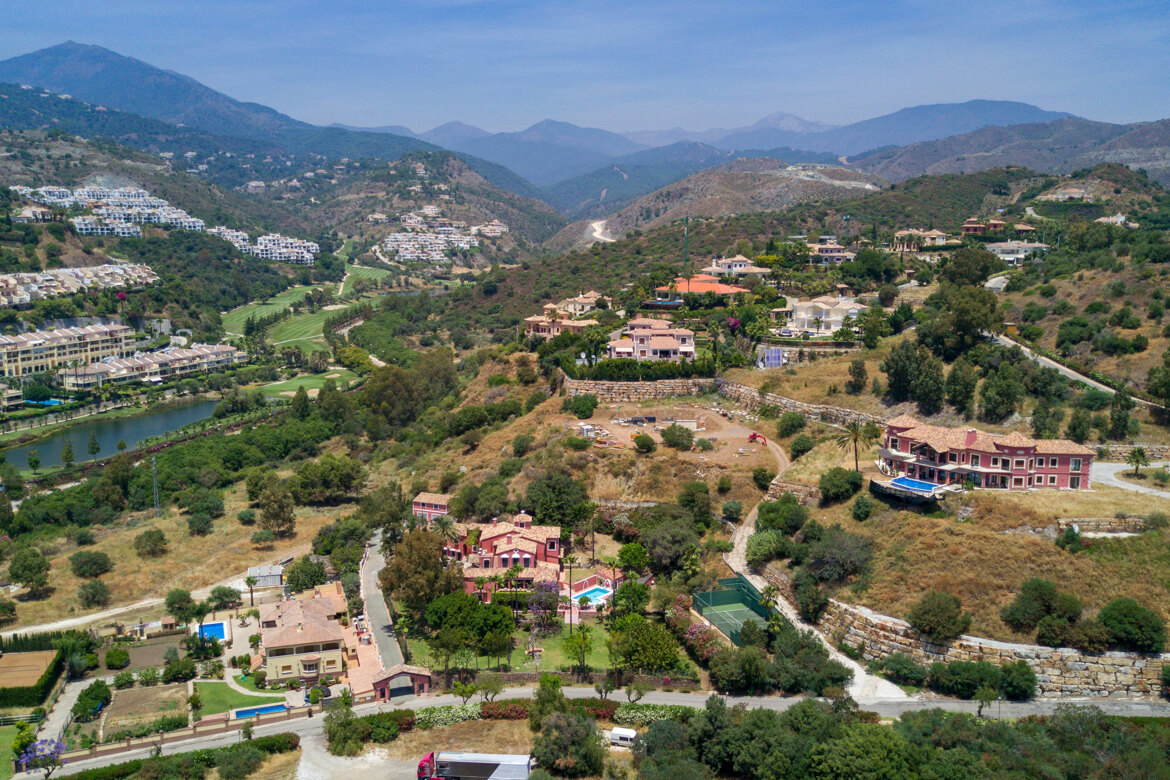 Vue aérienne de Vega del Colorado