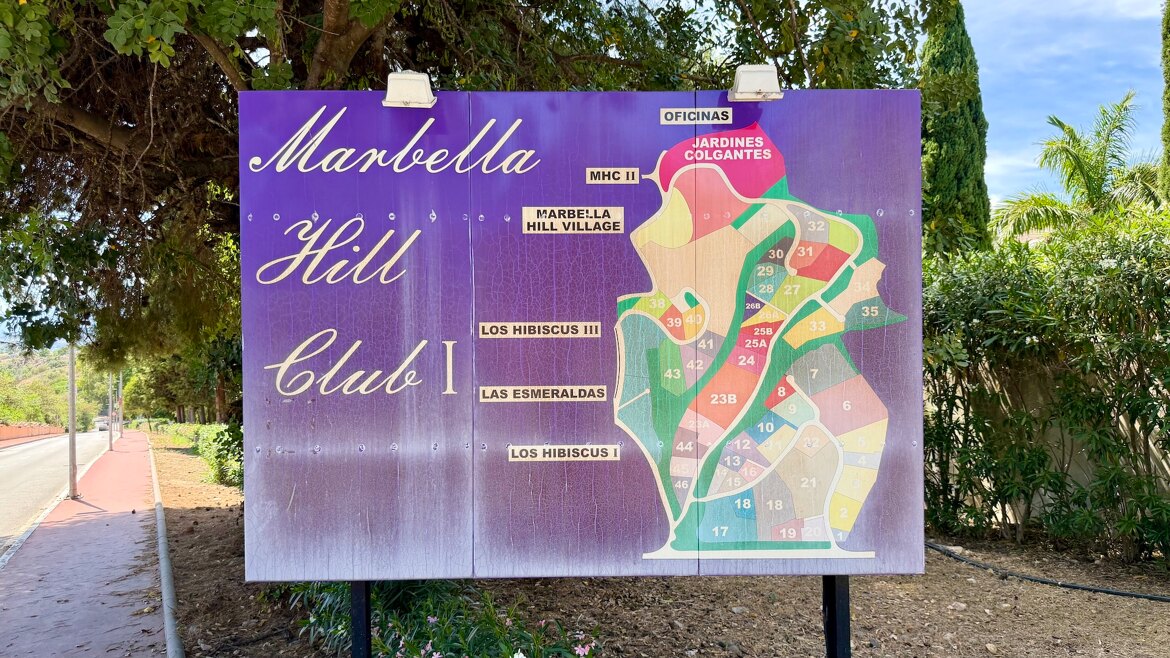 Karte Marbella Hill Club