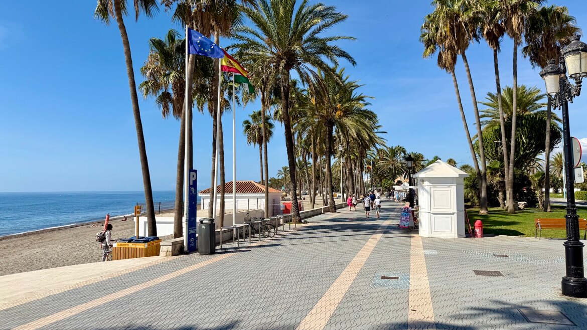 Strand Promenade in cortijo blanco