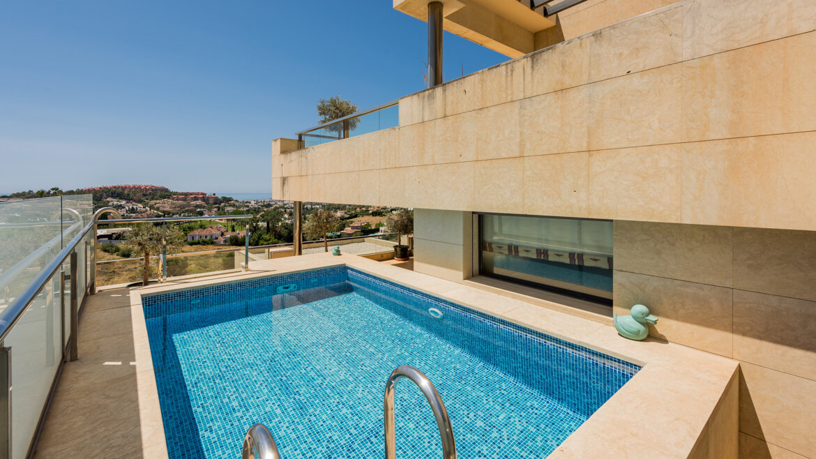 piscine privée penthouse arrayanes
