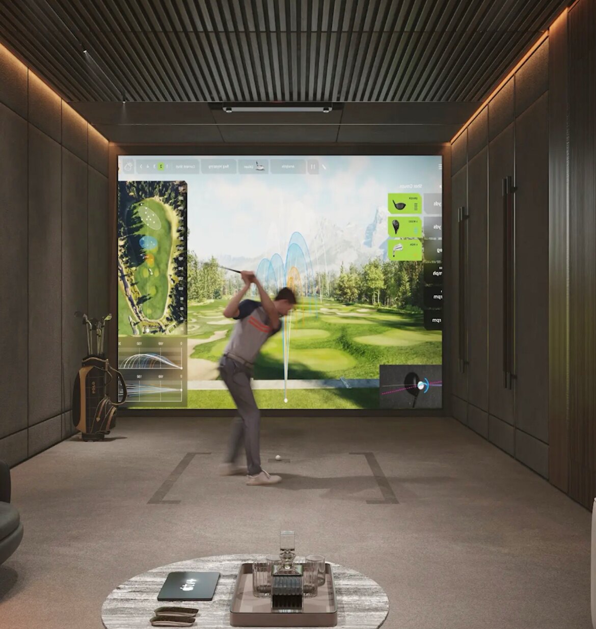 Simulateur de golf à Tyrian