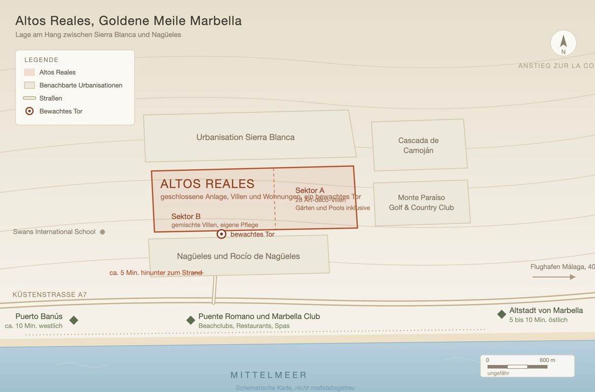 Lageplan Altos Reales