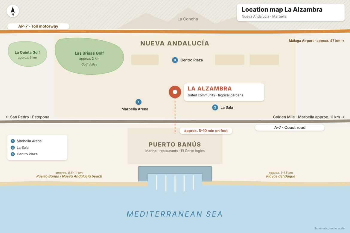 location map la alzambra
