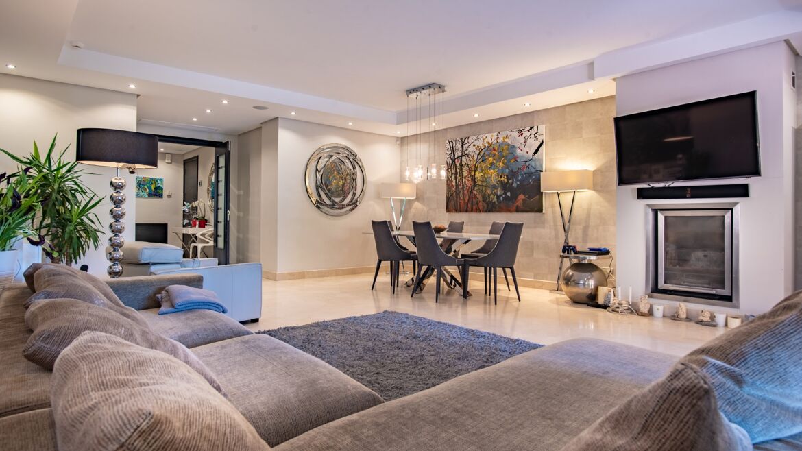 Living room Malibu Apartment