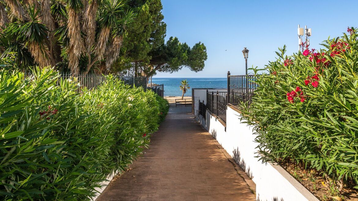 Strandzugang von Playas del Duque