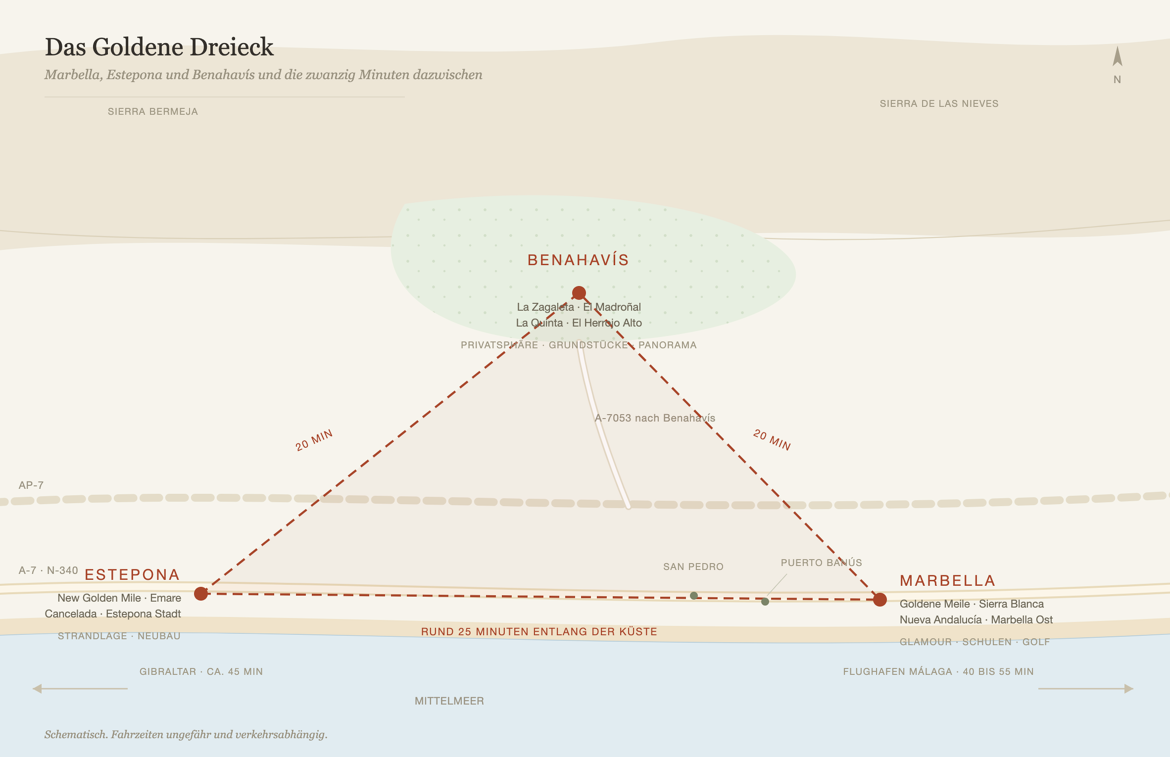 Lageplan Goldene Dreieck