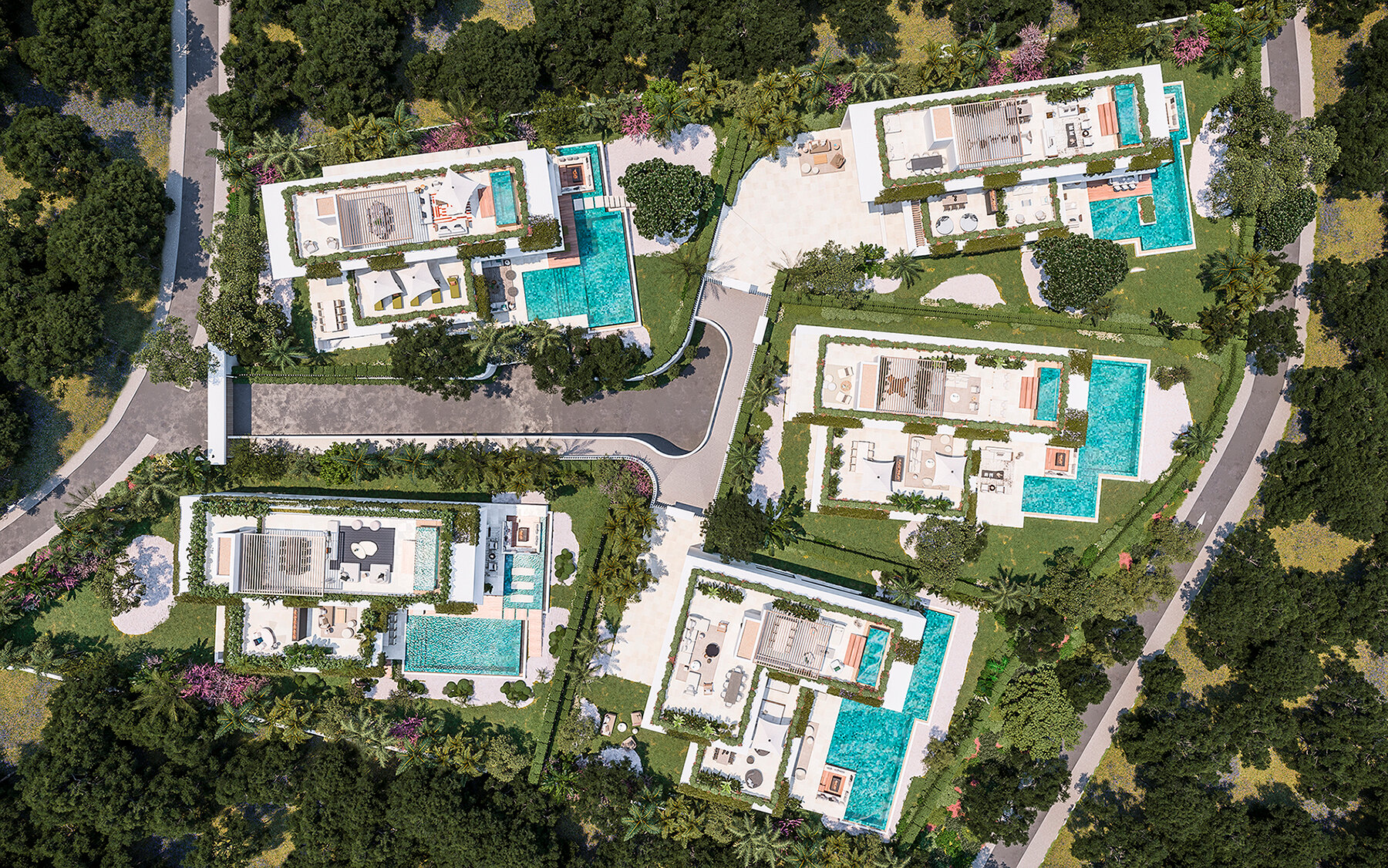 BUILDING LICENCE GRANTED! 5 Luxury Villas in Camoján, Marbella