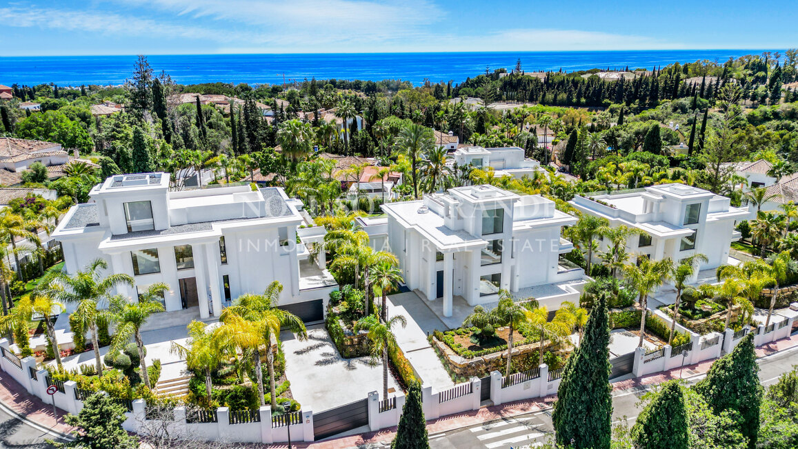 Brand new villa with sea views on Marbella's Golden Mile