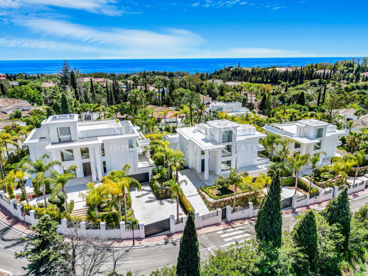 Brand new villa with sea views on Marbella's Golden Mile