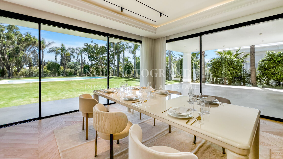 Brand new villa with sea views on Marbella's Golden Mile