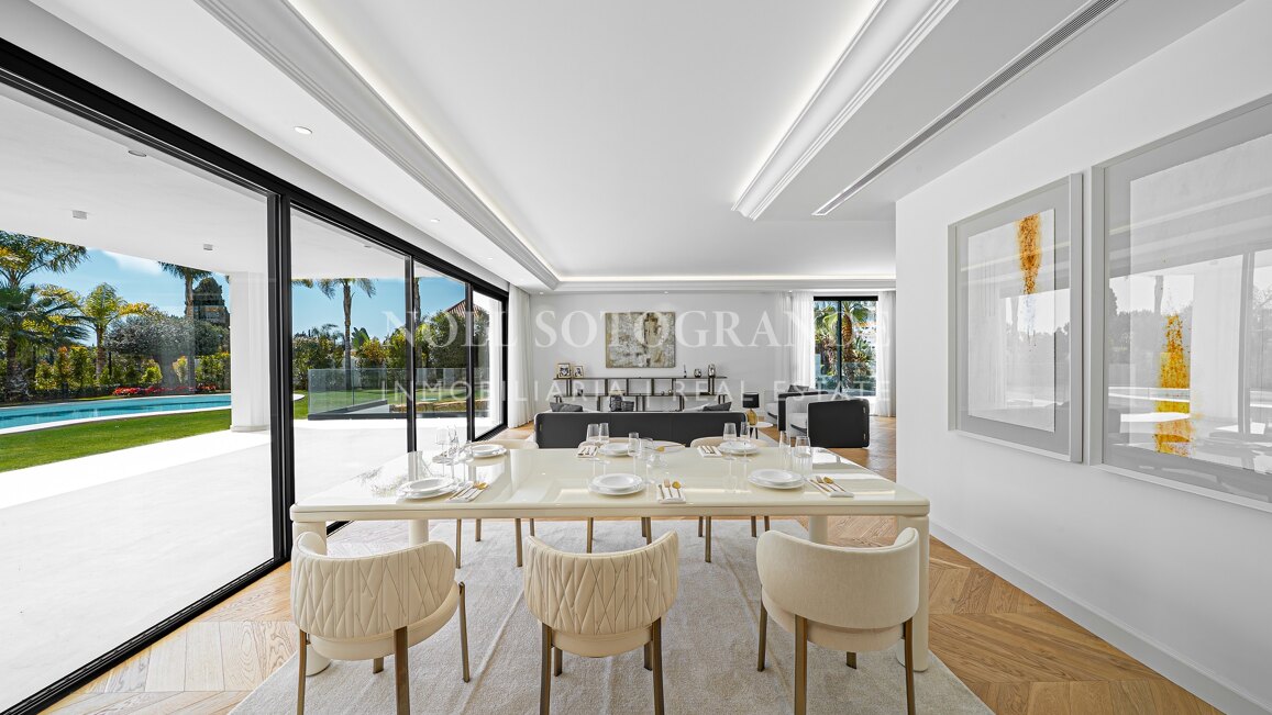 Brand new villa with sea views on Marbella's Golden Mile