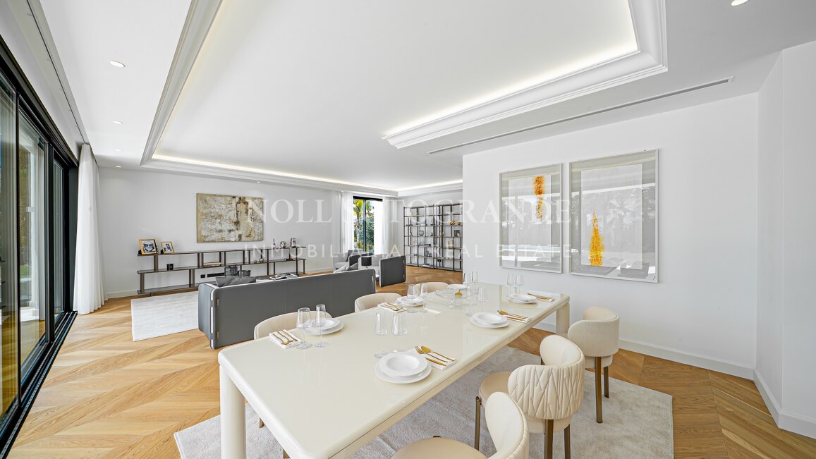 Brand new villa with sea views on Marbella's Golden Mile