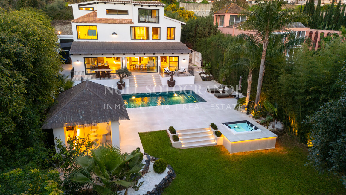 Contemporary Scandinavian-Japandi Villa in Nueva Andalucía’s Golf Valley