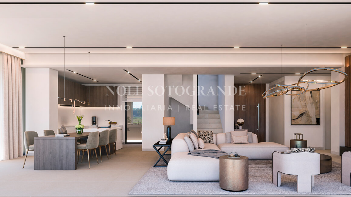 Brand new contemporary 4-bed villa with sea views in Benahavis