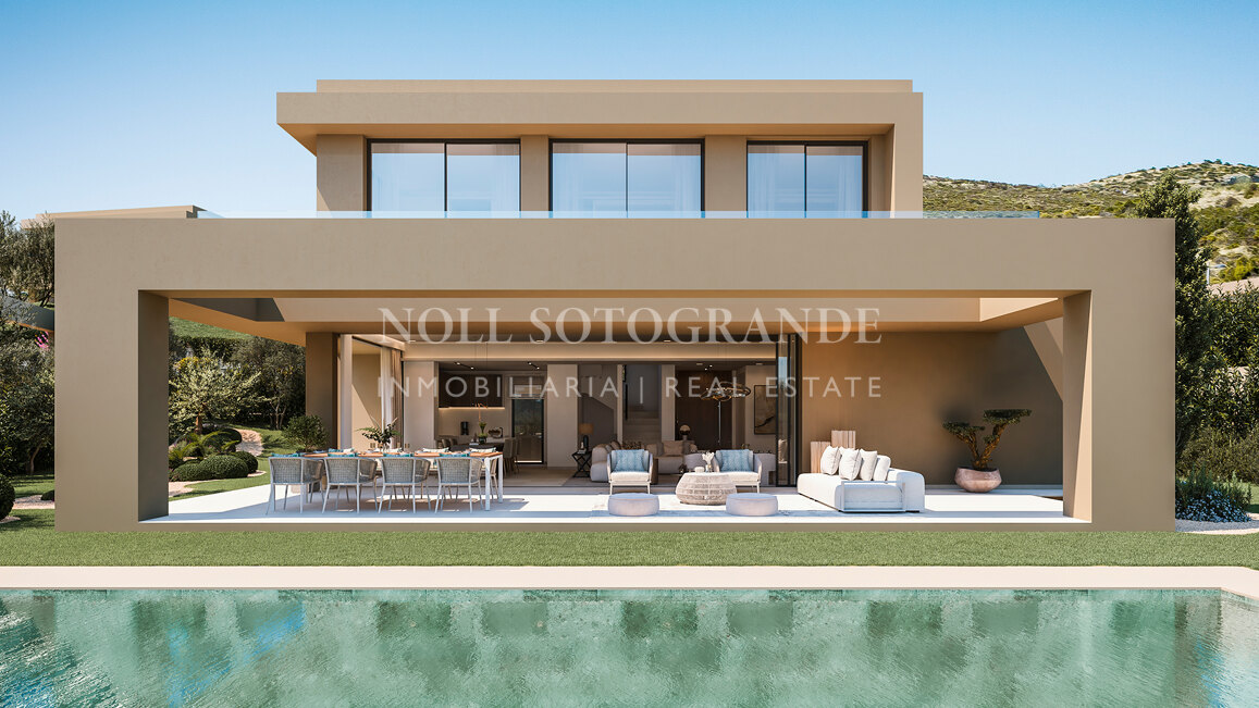 Brand new contemporary 4-bed villa with sea views in Benahavis