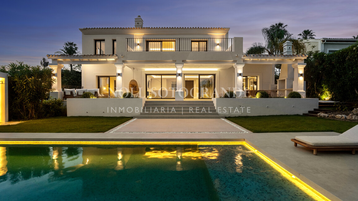 5-bed villa with sea views in Nueva Andalucia, Marbella