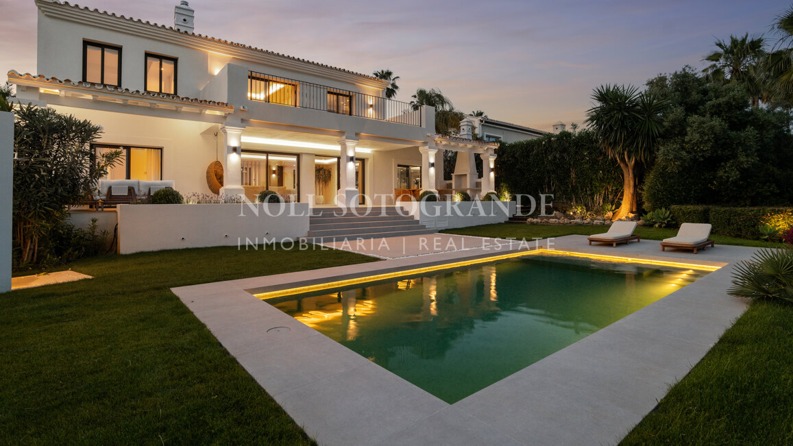 5-bed villa with sea views in Nueva Andalucia, Marbella