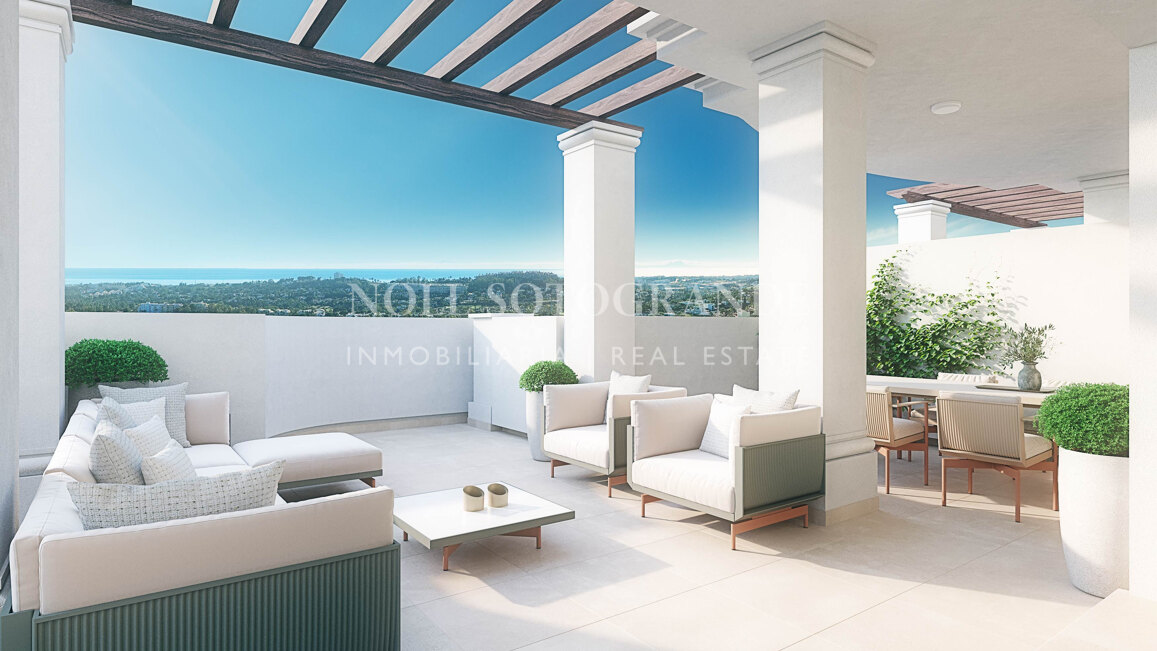Brand new garden apartment above the Golf Valley of Nueva Andalucia, in Marbella