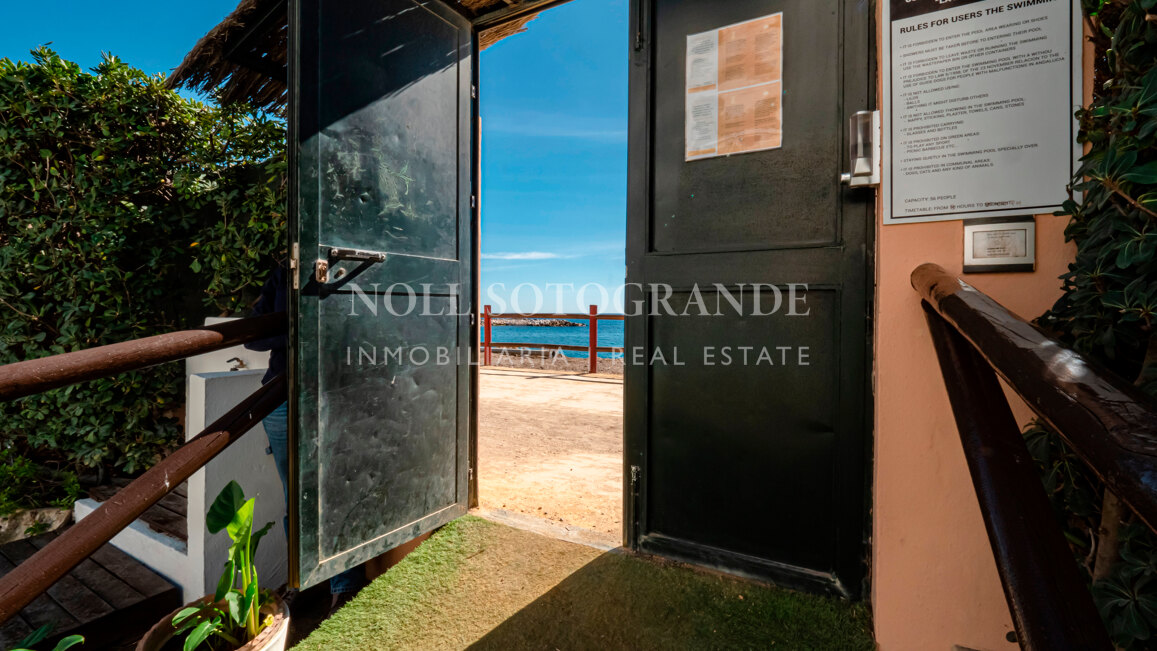 Frontline beach Marbella apartment with sea views within walking distance to Puerto Banus and the beach