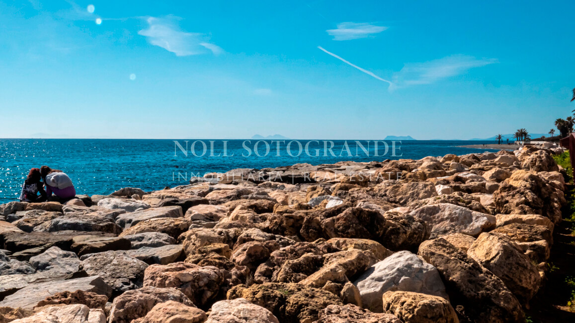 Frontline beach Marbella apartment with sea views within walking distance to Puerto Banus and the beach