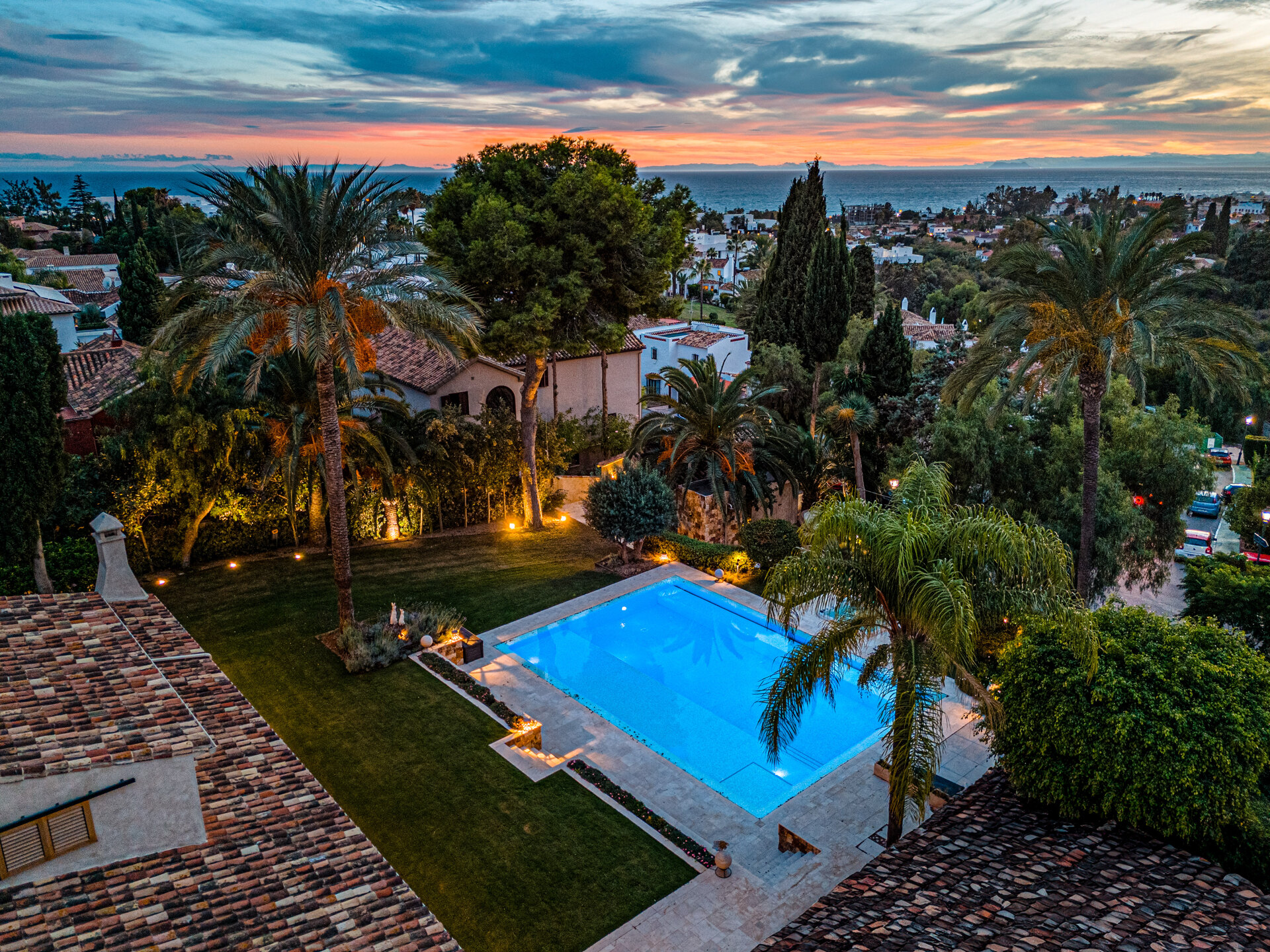 Stunning luxurious 'mini' mansion sits in heart of leafy urban oasis on the edge of Marbella.