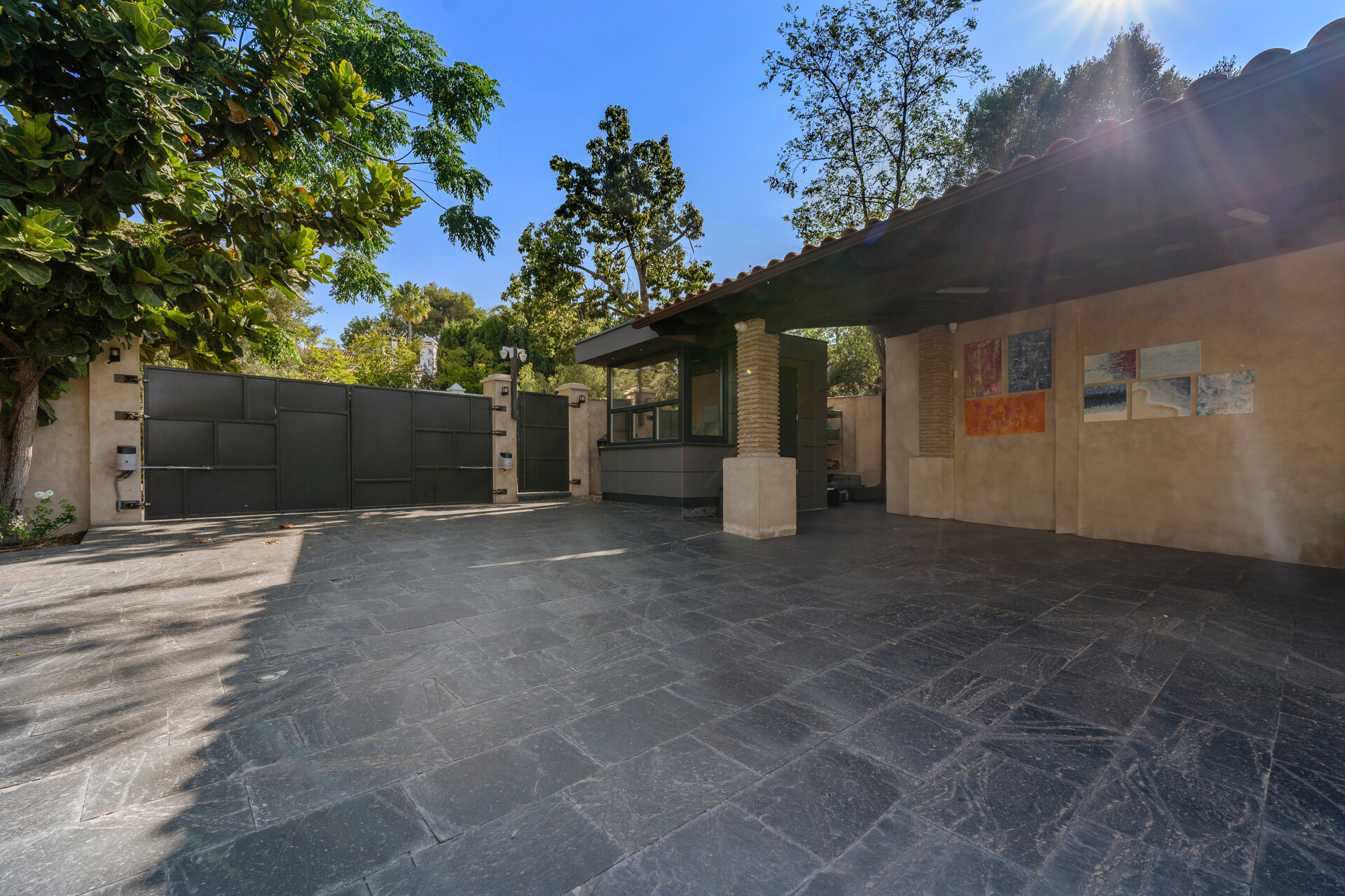Stunning luxurious 'mini' mansion sits in heart of leafy urban oasis on the edge of Marbella.