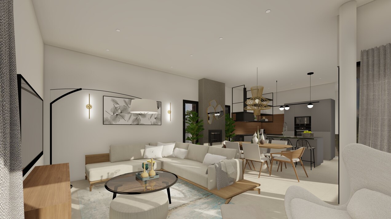 Contemporary modern turnkey villa located in prime urbanization and close to the heart of Estepona.