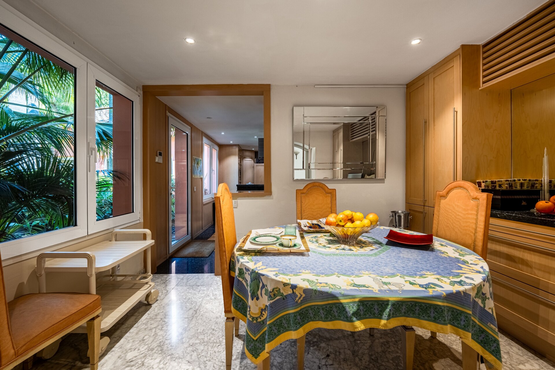 Secluded stately mansion languishes amidst subtropical gardens in the heart of Marbella.