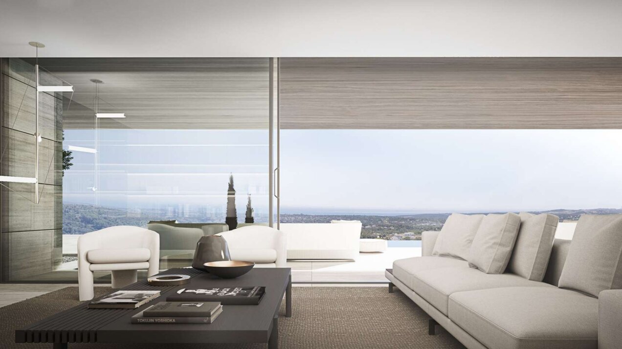 Majestic residence with 180º views is a piece of modern architecture, and a masterclass in style.